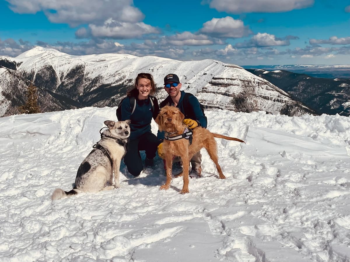 The founders of greatgeardeals in the backcountry